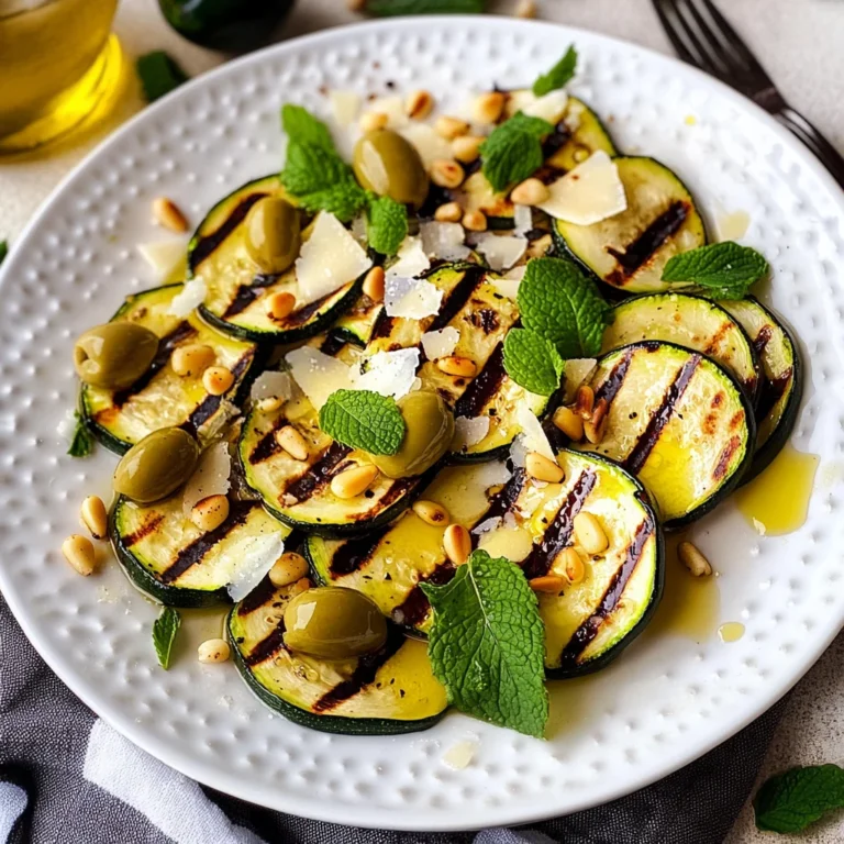 Carpaccio di zucchine.