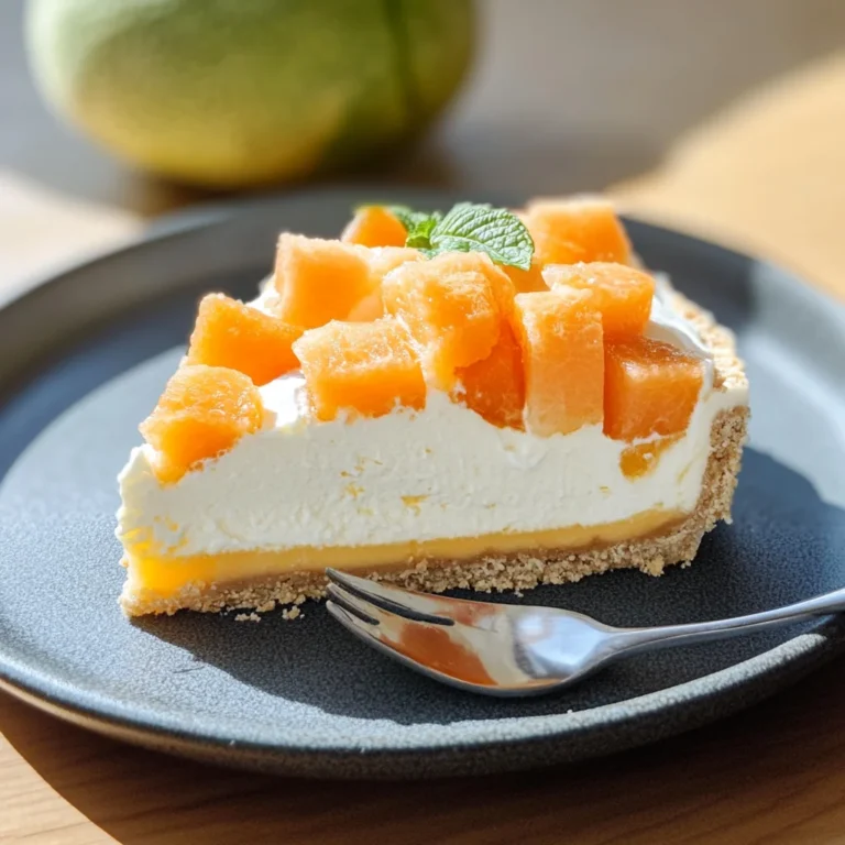 Cheesecake al melone