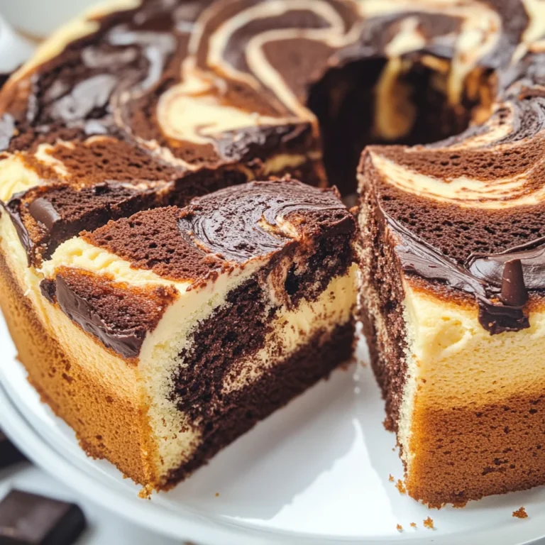 Ciambellone marmorizzato