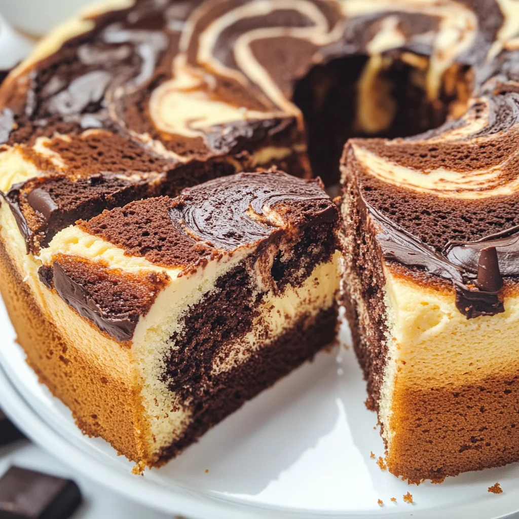Ciambellone marmorizzato