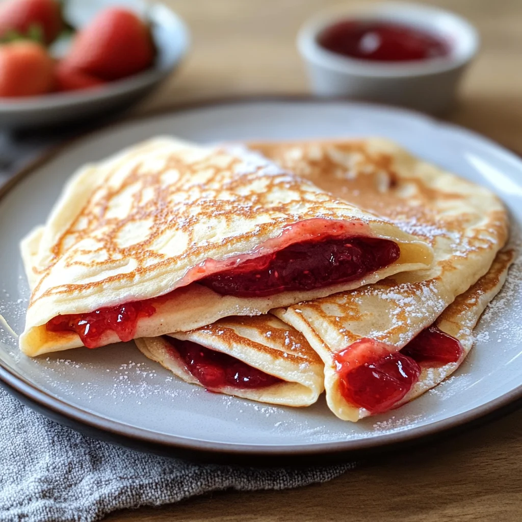 Crepes alla marmellata