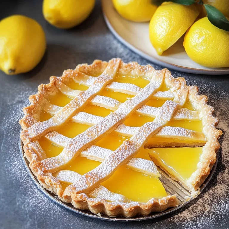 Crostata al limone