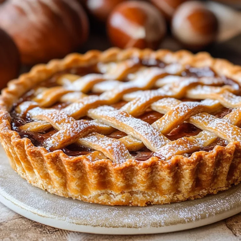 Crostata di castagne
