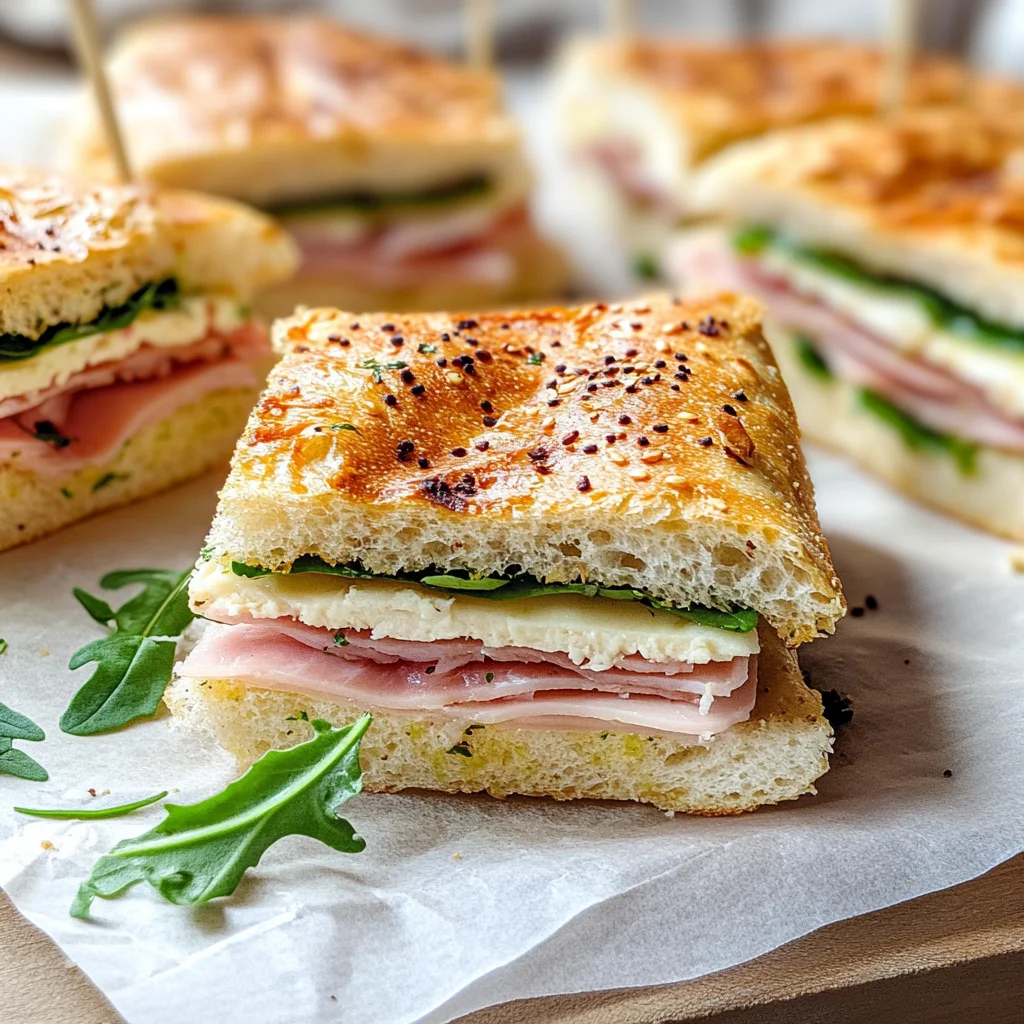 Focaccia tramezzino