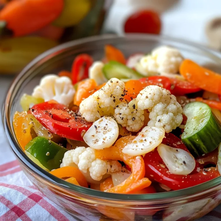 Giardiniera fatta in casa