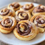 Girelle di sfoglia alla nutella