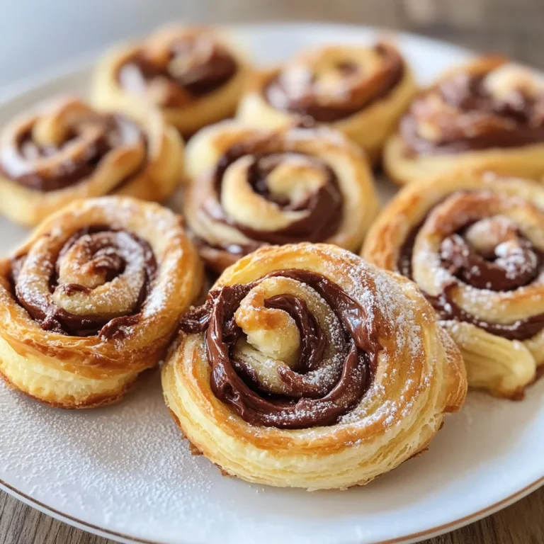 Girelle di sfoglia alla nutella