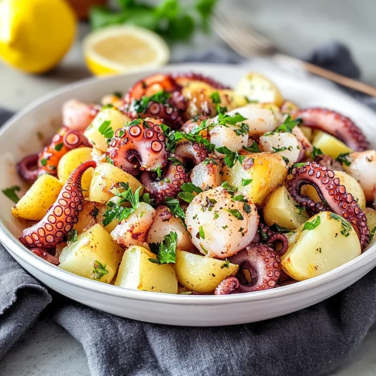 Insalata di polpo e patate