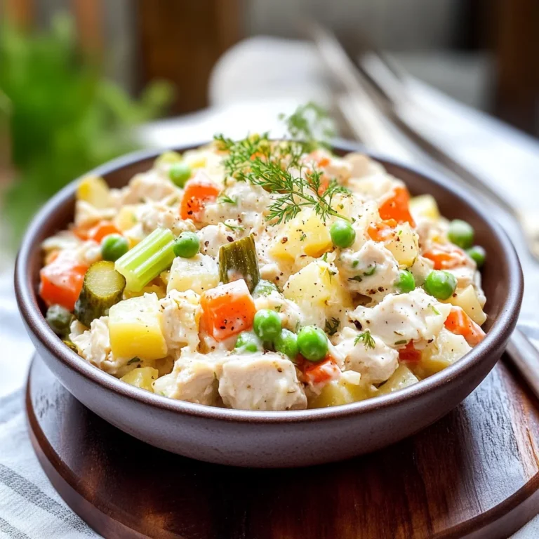 Insalata russa con pollo