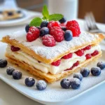 Millefoglie ai frutti di bosco