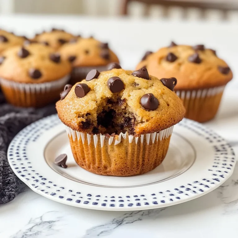 Muffin con gocce di cioccolato