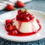Panna cotta alle fragole