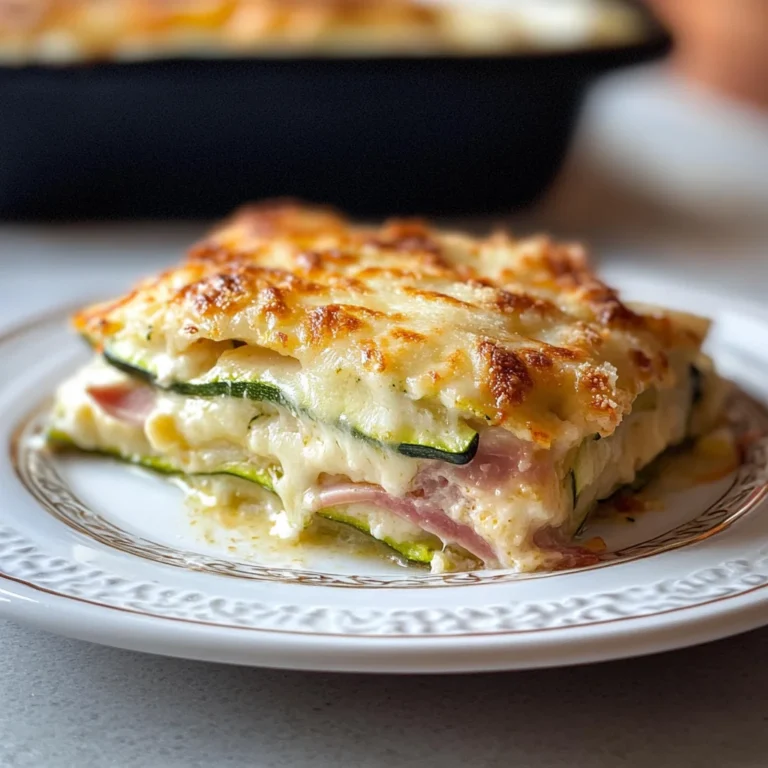 Parmigiana bianca di zucchine