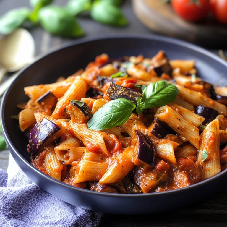 Pasta con le melanzane