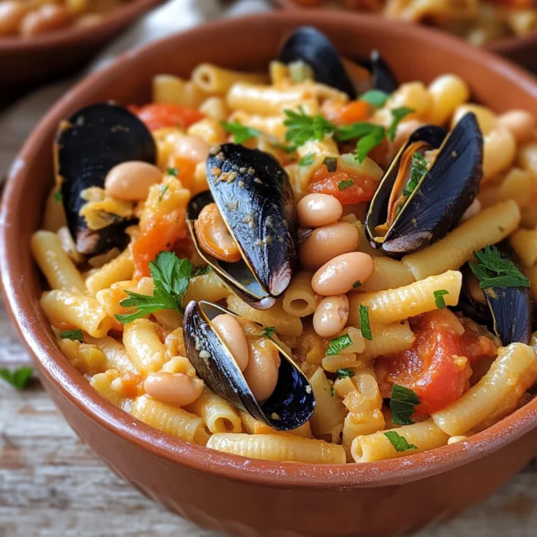 Pasta fagioli e cozze