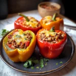 Peperoni ripieni in padella