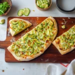 Pizza bianca con zucchine