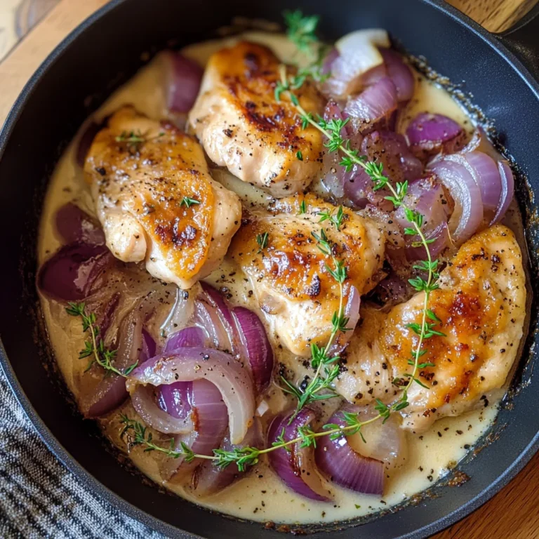 Pollo con cipolle