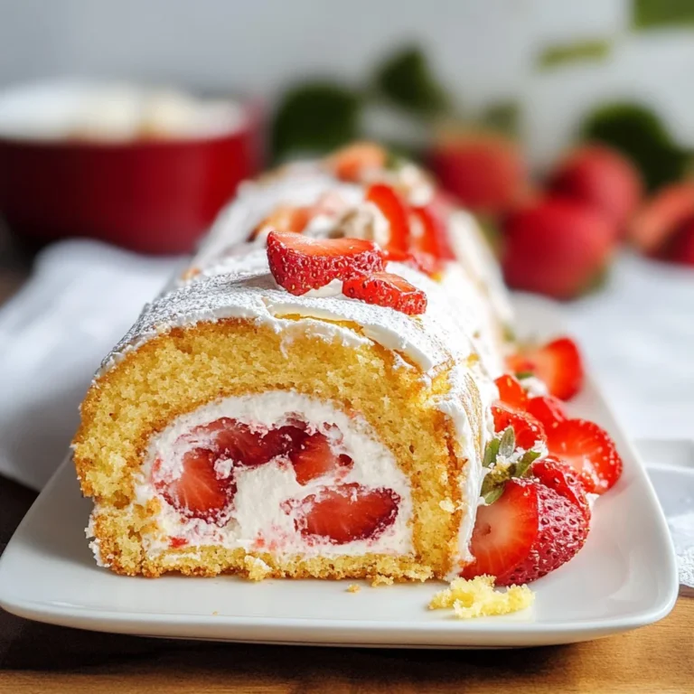 Rotolo alle fragole