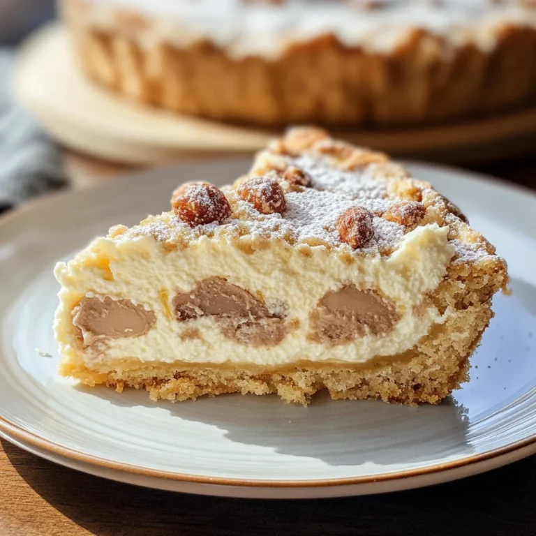 Sbriciolata con ricotta e castagne