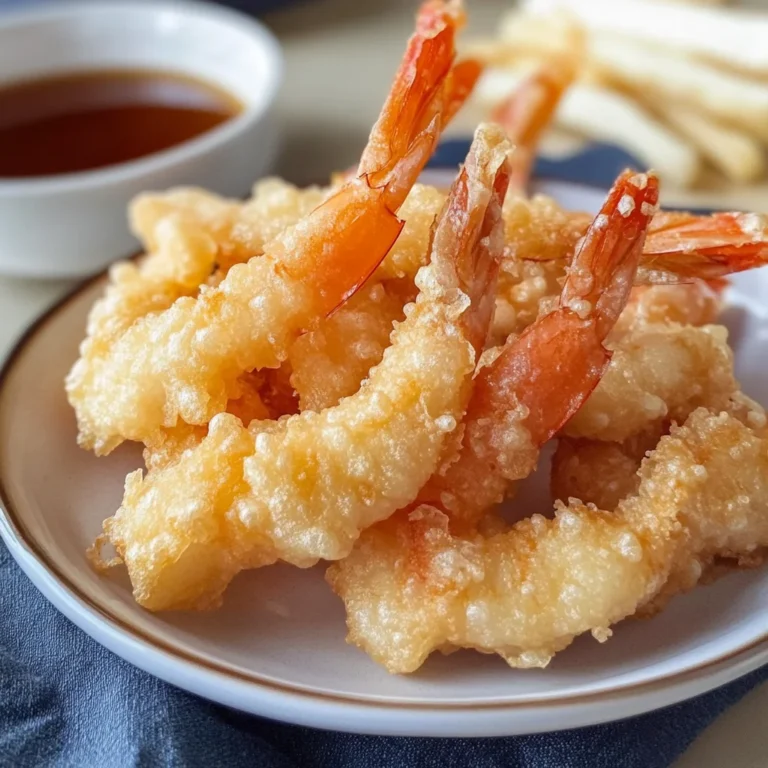 Tempura di gamberi
