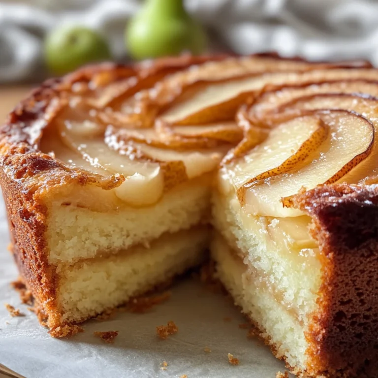 Torta di pere invisibili