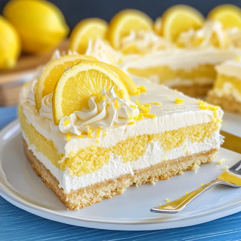 Torta fredda al limone