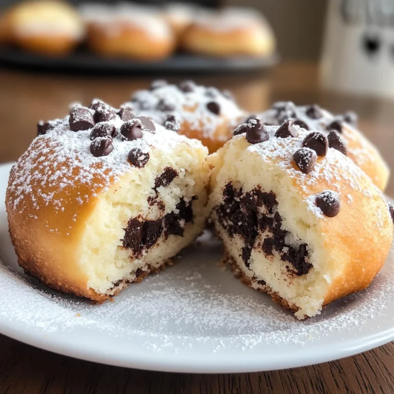 Bomboloni di ricotta e cioccolato al forno