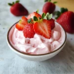 Mousse di fragole e yogurt greco