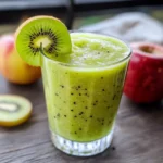 Smoothie mela e kiwi