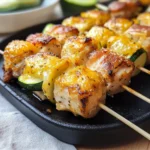 Spiedini di tacchino e zucchine