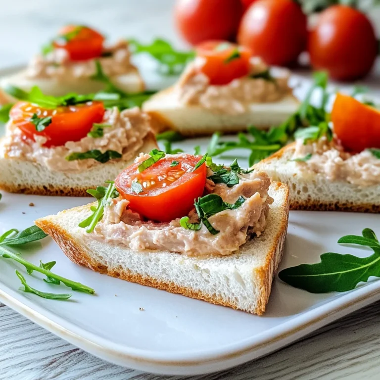 Tartine con salsa tonnata